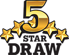 5 Star Draw Logo